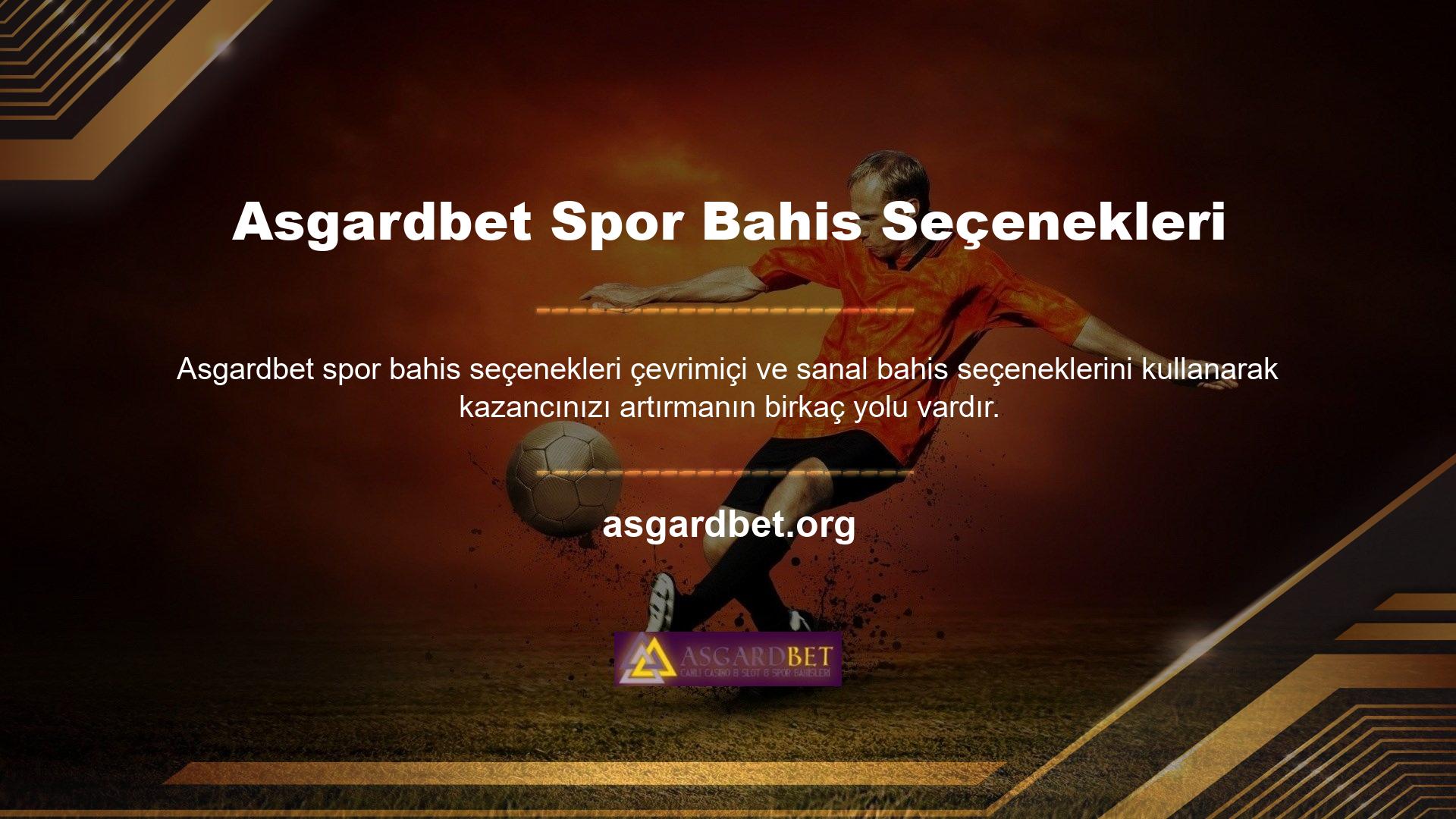 Asgardbet spor bahis seçenekleri kaliteli ve popüler bahis seçenekleri sunmaktadır